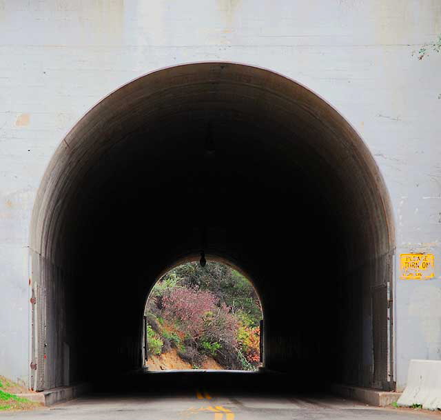 Tunnel in Griffith Park, near the Observatory