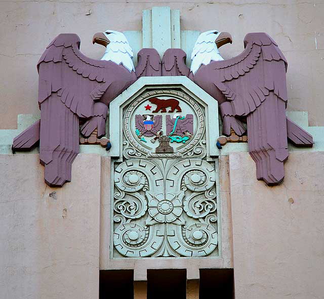 Eagle Shield on Los Angeles Department of Water and Power Station 10, Hollywood