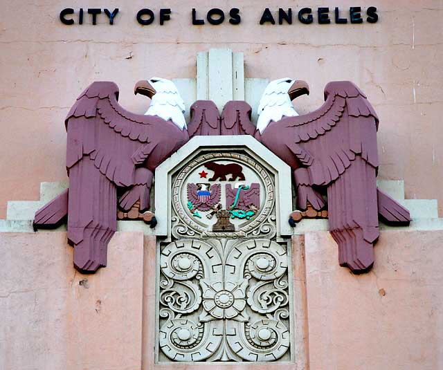 Eagle Shield on Los Angeles Department of Water and Power Station 10, Hollywood