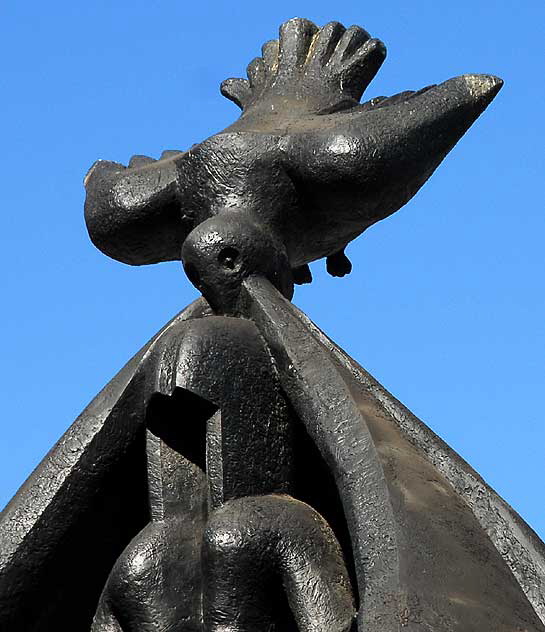 "Peace on Earth" by Jacques Lipchitz, 1969 - Plaza at Los Angeles Music Center
