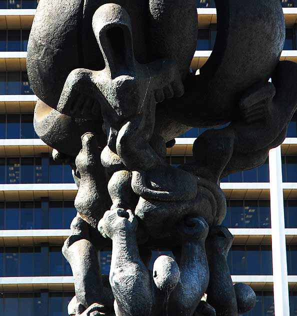 "Peace on Earth" by Jacques Lipchitz, 1969 - Plaza at Los Angeles Music Center