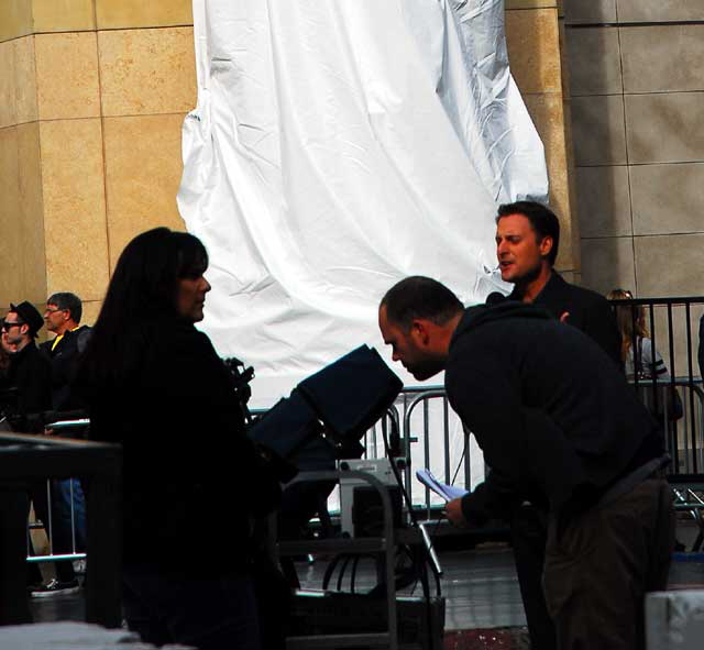 Oscar preparations on Hollywood Boulevard, Tuesday, February 17, 2009 Oscar preparations on Hollywood Boulevard, Tuesday, February 17, 2009