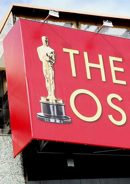 Oscar preparations on Hollywood Boulevard, Tuesday, February 17, 2009