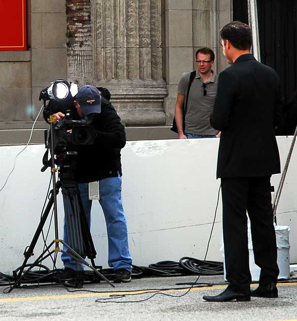 Oscar preparations on Hollywood Boulevard, Tuesday, February 17, 2009