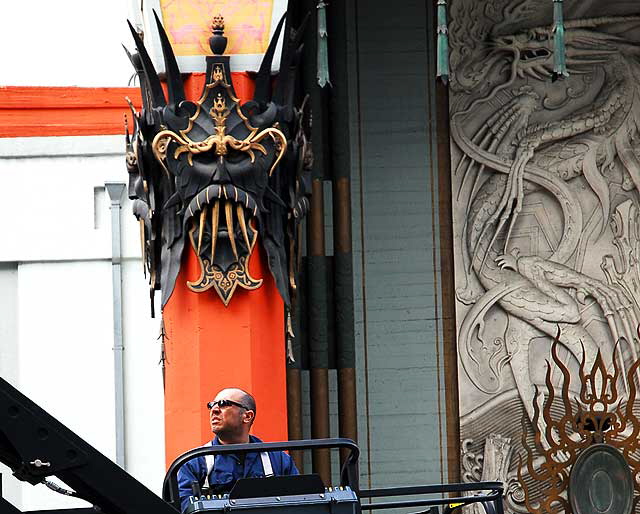 Oscar preparations on Hollywood Boulevard, Tuesday, February 17, 2009