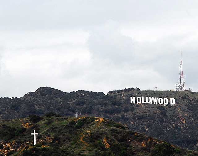 Hollywood Sign and Cross