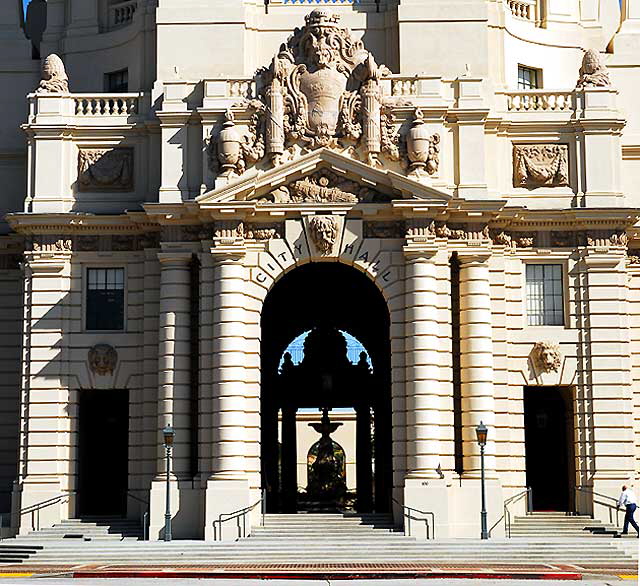 Pasadena City Hall - 100 North Garfield Avenue, Pasadena, designed by John Bakewell and Arthur Brown  (1927)