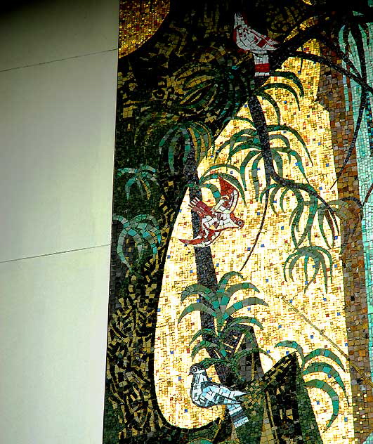 Untitled mosaic mural by Millard Sheets, 9145 Wilshire at Oakhurst, Beverly Hills   