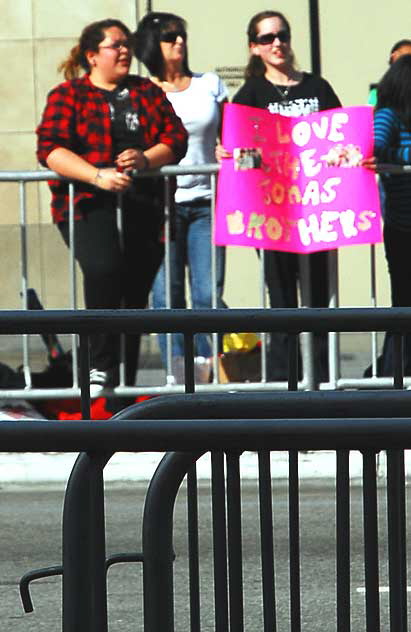 Tuesday, February 24, 2009, at Disney's flagship theater, the El Capitan on Hollywood Boulevard, the premiere of the movie "Jonas Brothers: The 3D Concert Experience" - before the event