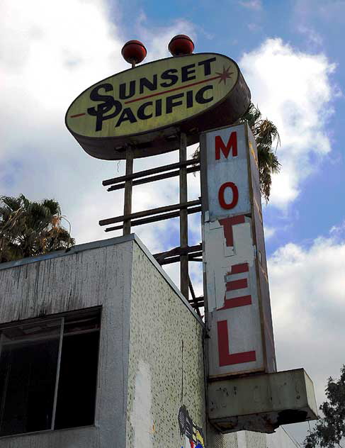 Sunset Pacific Motel, 4301 Sunset Boulevard at Bates Avenue