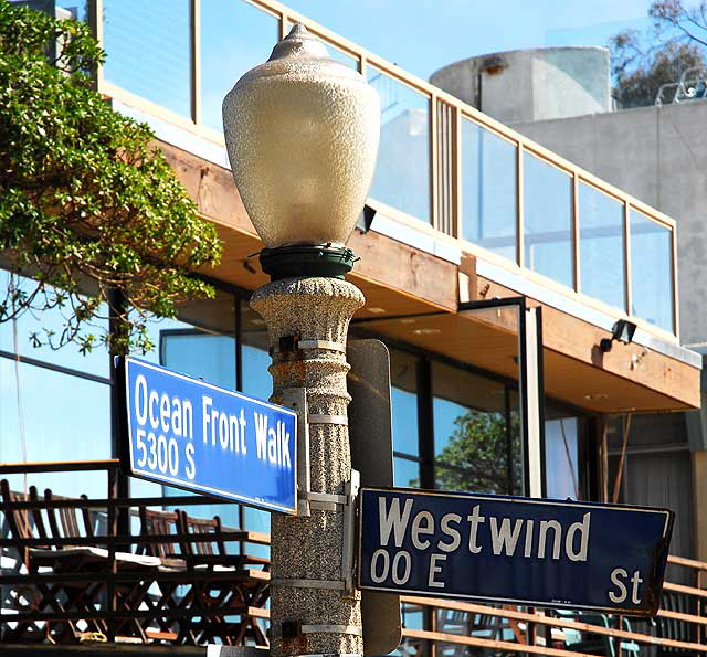 Street sign, Marina Peninsula