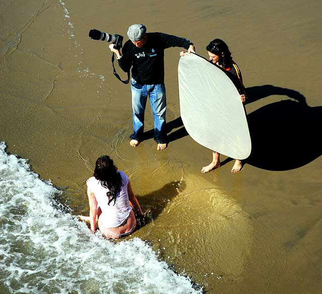 Wet t-shirt shoot at the Venice Pier, Tuesday, March 3, 2009 