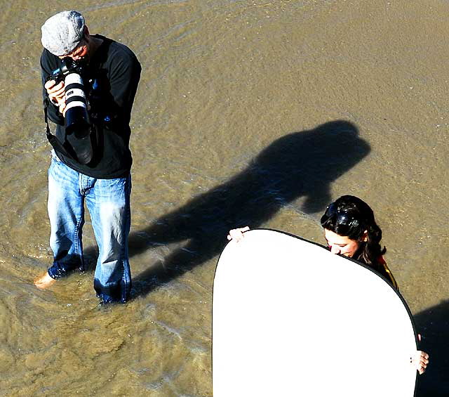 Wet t-shirt shoot at the Venice Pier, Tuesday, March 3, 2009 