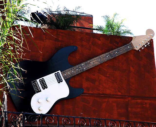 Giant Guitar - Cantina on Melrose Avenue