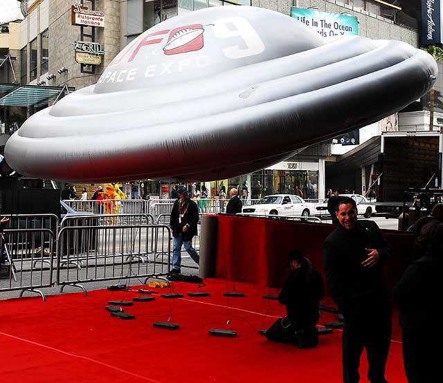 Premiere of "Race to Witch Mountain" at the El Capitan Theatre in Hollywood, Wednesday, March 11, 2009 - preparations