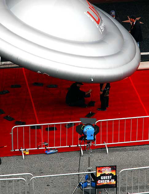 Premiere of "Race to Witch Mountain" at the El Capitan Theatre in Hollywood, Wednesday, March 11, 2009 - preparations