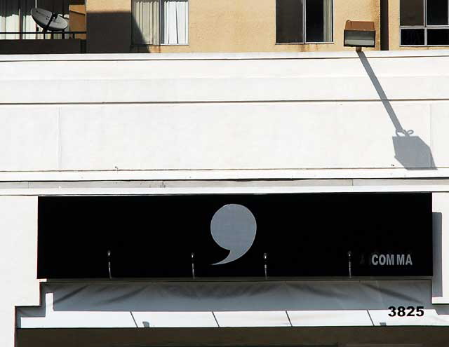 Comma - a dress shop on 3rd in Wilshire District, Los Angeles