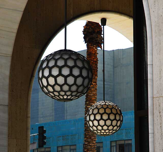Floating Balls - bank building in the Wilshire District