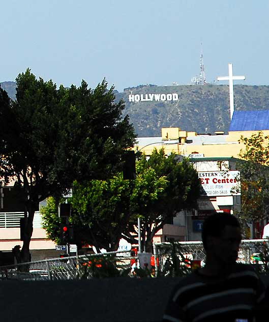 Hollywood Sign and Cross