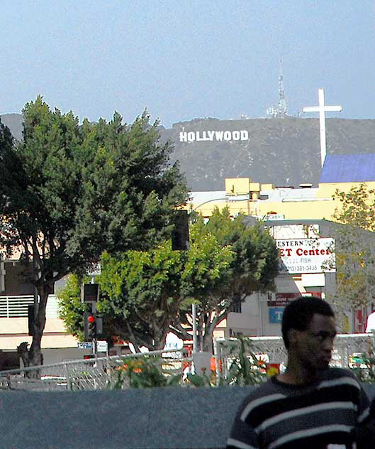 Hollywood Sign and Cross