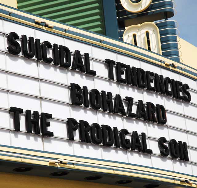 Marquee at the Hollywood Palladium - Suicidal Tendencies