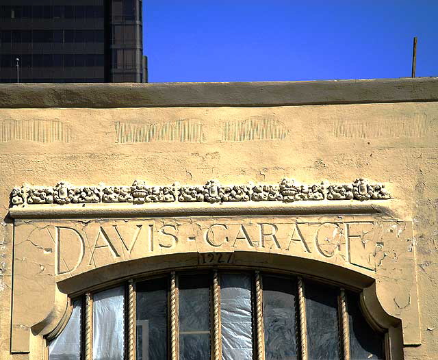 Davis Garage on Catalina, just off Wilshire Boulevard Davis Garage on Catalina, just off Wilshire Boulevard