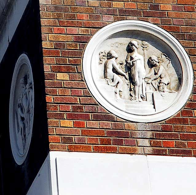 Freize on the wall of the Talmadge, at the corner of Wilshire and Kenmore Freize on the wall of the Talmadge, at the corner of Wilshire and Kenmore