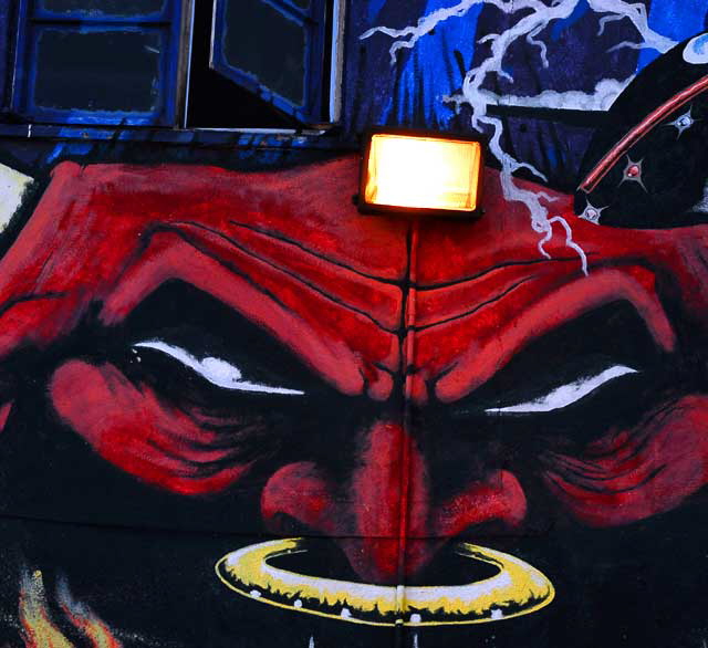 Red Devil Mural - an alley off La Brea Boulevard