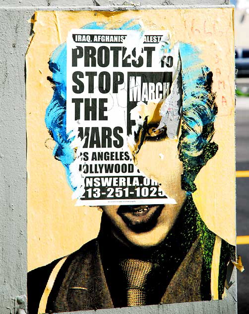 Poster on Utility Box - La Brea Boulevard