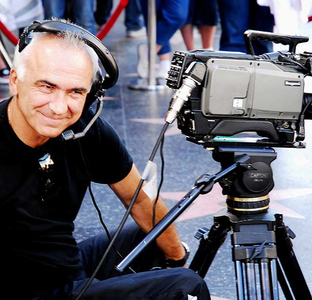 Jimmy Kimmel sketch being taped on Hollywood Boulevard, Friday, March 27, 2009