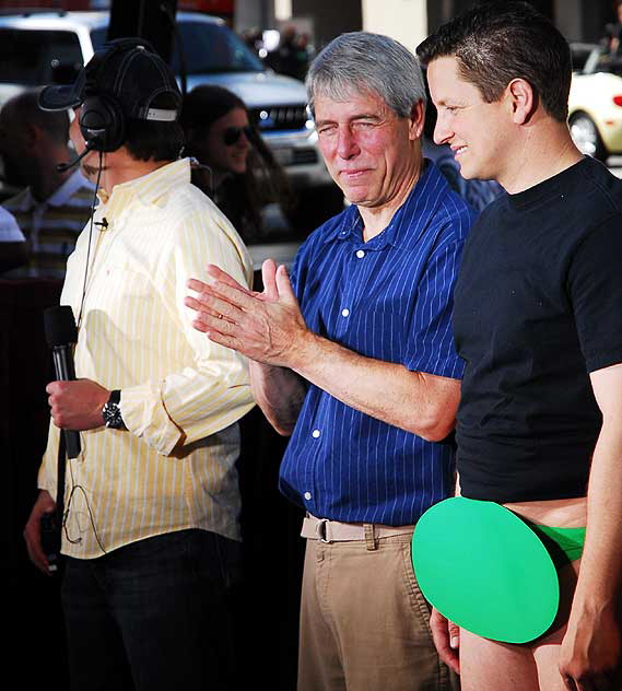 Jimmy Kimmel sketch being taped on Hollywood Boulevard, Friday, March 27, 2009