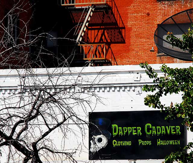 Dapper Cadaver - closed store on Hollywood Boulevard near Western
