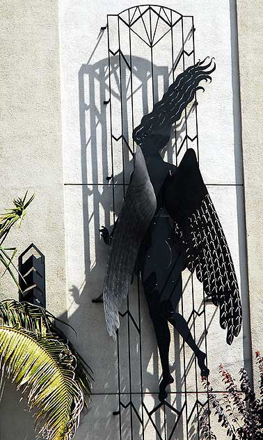 Black Angel, southeast corner of Melrose and Western