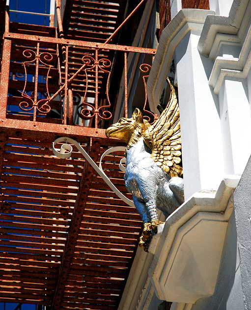 Hollywood Melrose Hotel, 5150-70 Melrose Boulevard, once known as the Melrose Arms, now the Monte Cristo Island Apartments - detail