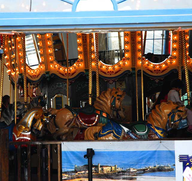 Santa Monica Pier Carousel - Blue Doors