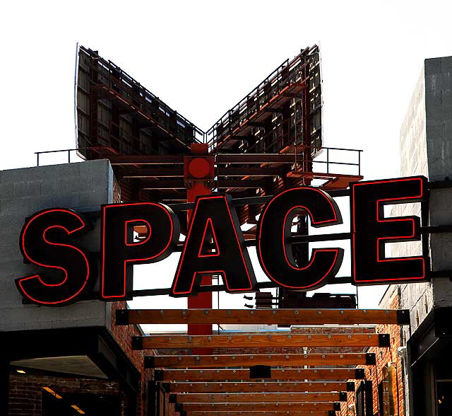 "Space 21" - Ivar Avenue in Hollywood, just north of Sunset