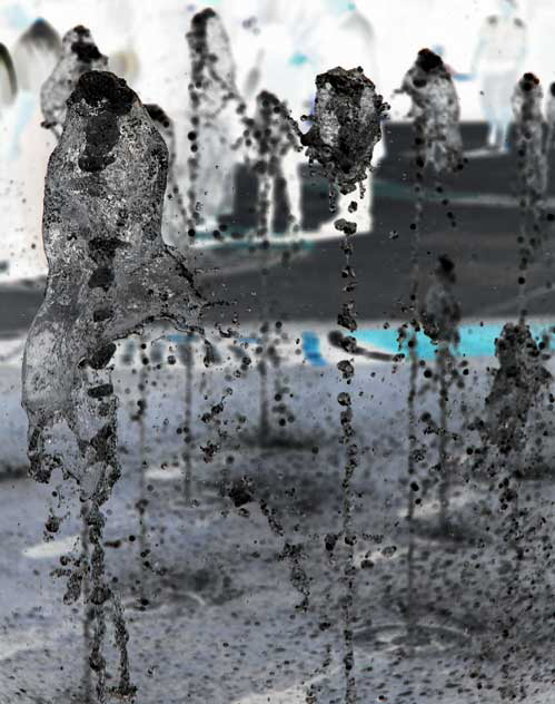 Fountain at Hollywood and Highland, next to the Kodak Theater