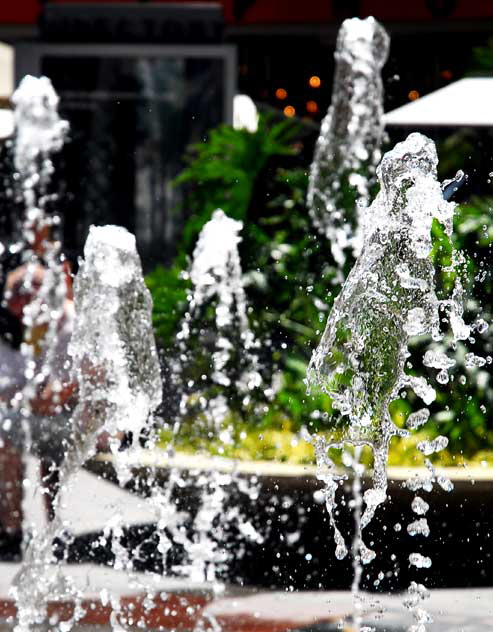 Fountain at Hollywood and Highland, next to the Kodak Theater