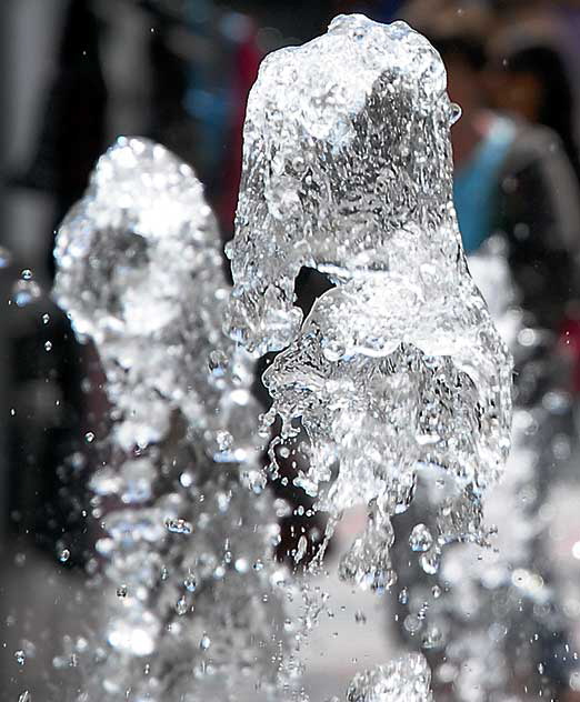 Fountain at Hollywood and Highland, next to the Kodak Theater