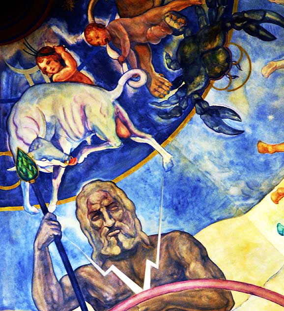 Hugo Ballin mural, Central Rotunda of the Griffith Park Observatory