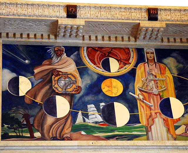 Hugo Ballin mural, Central Rotunda of the Griffith Park Observatory