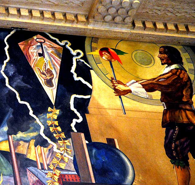 Hugo Ballin mural, Central Rotunda of the Griffith Park Observatory