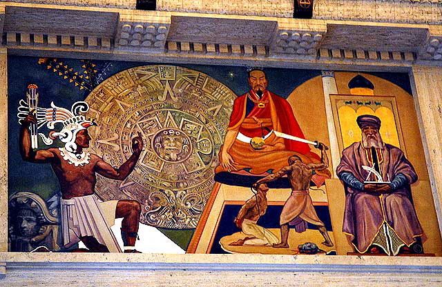 Hugo Ballin mural, Central Rotunda of the Griffith Park Observatory