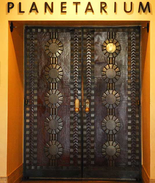 Planetarium door, Griffith Park Observatory