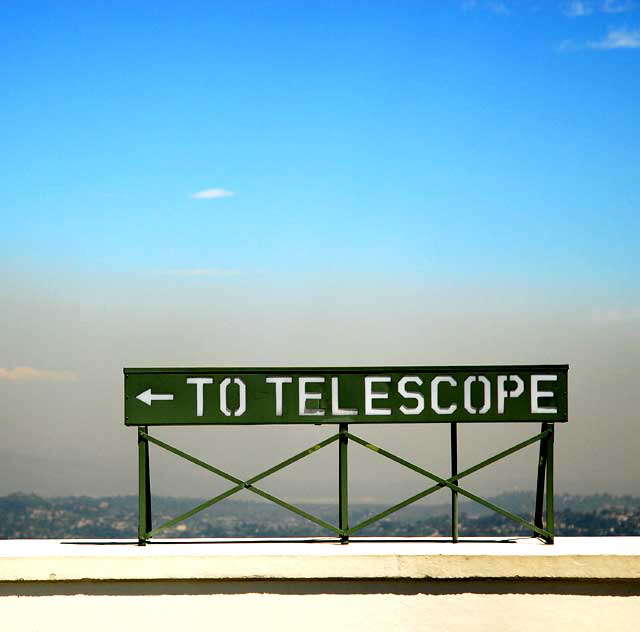 Griffith Park Observatory, from the roof