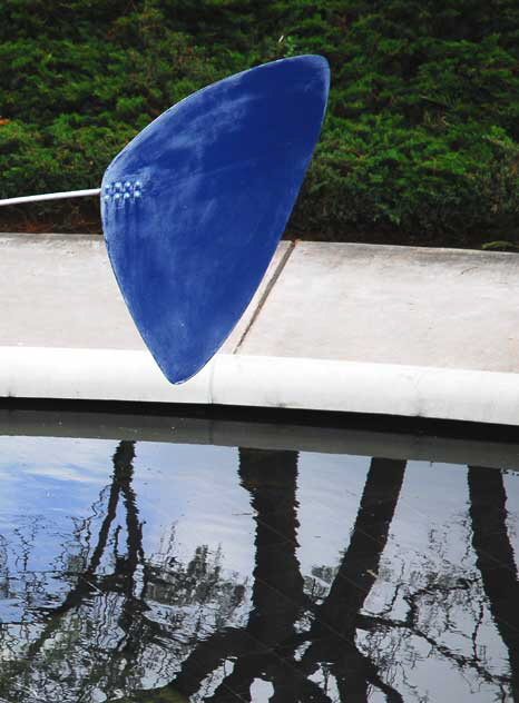 Alexander Calder mobile, sculpture garden pool, Los Angeles County Museum of Art