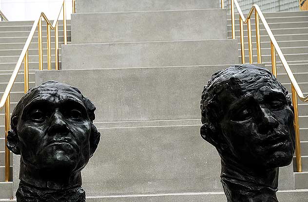 Rodin heads, Los Angeles County Museum of Art