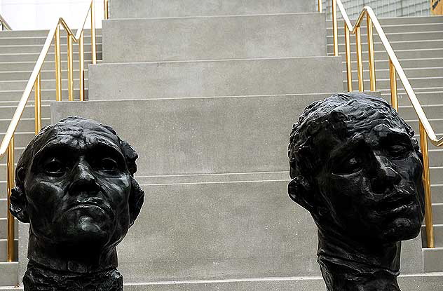 Rodin heads, Los Angeles County Museum of Art Rodin heads, Los Angeles County Museum of Art