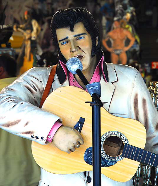 Fake Elvis, souvenir shop, Hollywood Boulevard