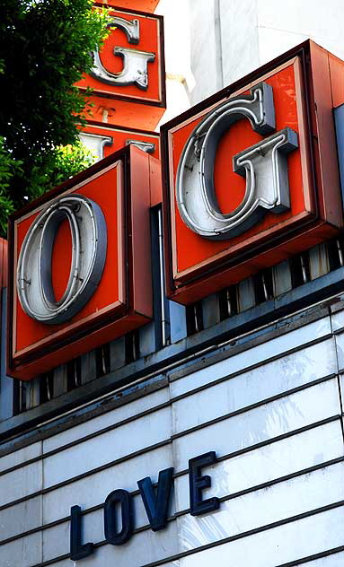 Love - Marquee at Vogue Theater, Hollywood Boulevard